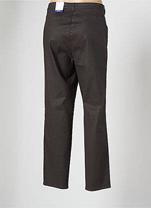 Pantalon slim țesătură poplin mărime normală maro FRANK WALDER femeie