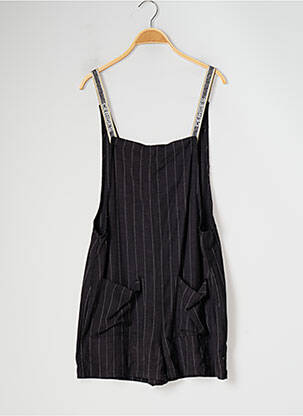 Salopetă scurtă negru LE TEMPS DES CERISES fată