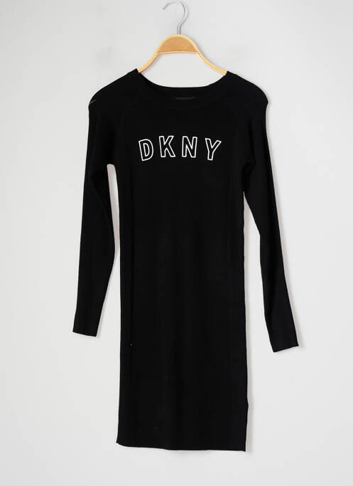 Rochie pulover negru DKNY fată
