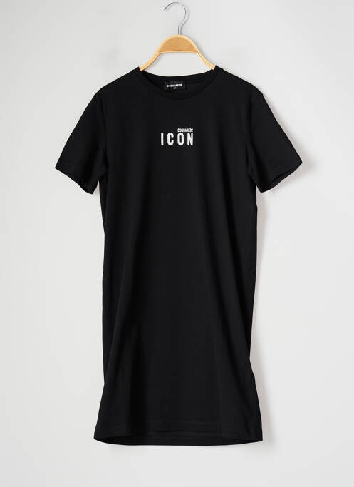 Rochie midi negru DSQUARED2 fată