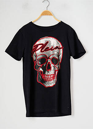 Tricou negru PHILIPP PLEIN băiat