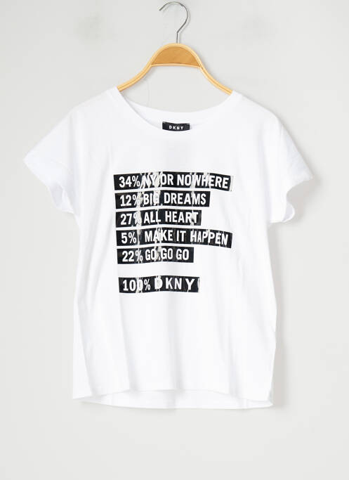 Tricou alb DKNY băiat