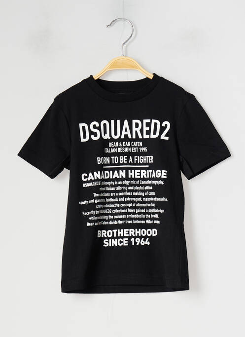 Tricou negru DSQUARED2 băiat