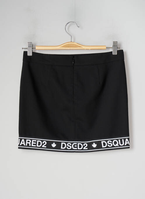 Fustă midi negru DSQUARED2 fată