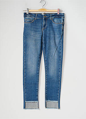 Blugi cu croială dreaptă albastru LIU JO fată