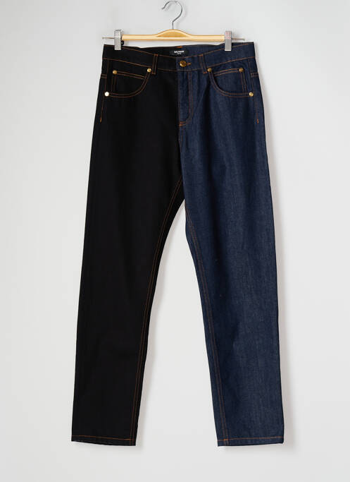 Blugi cu croială dreaptă albastru BALMAIN fată