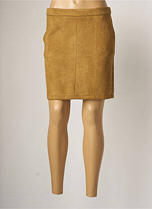 Fustă midi maro VILA femeie