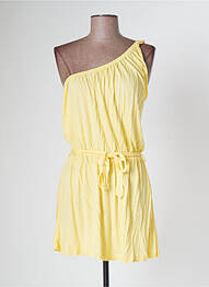 Rochie scurtă fără mâneci fără mâneci galben VILA femme