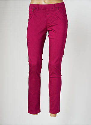 Pantalon slim talie elastică mărime normală violet LA FIANCEE DU MEKONG femeie