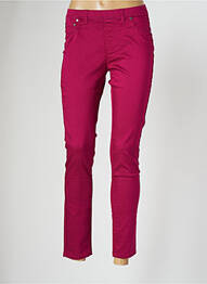 Pantalon slim talie elastică mărime normală violet LA FIANCEE DU MEKONG femeie