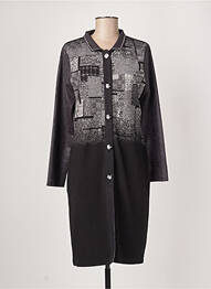 Rochie midi mâneci lungi mâneci lungi negru LO! LES FILLES femme