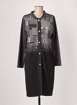 Rochie midi mâneci lungi mâneci lungi negru LOLESFILLES femme