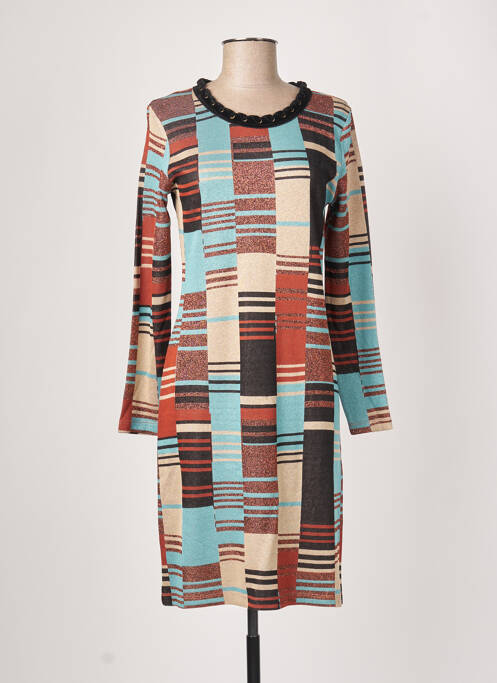 Rochie midi maro LOLESFILLES femeie