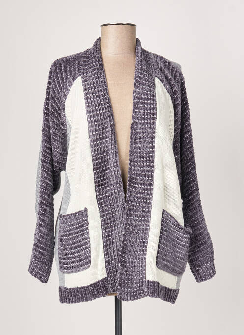 Vestă cu mâneci lungi gri ODEMAI femeie