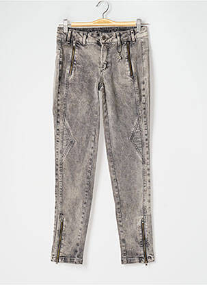 Blugi cu croială slim gri ONE STEP femeie