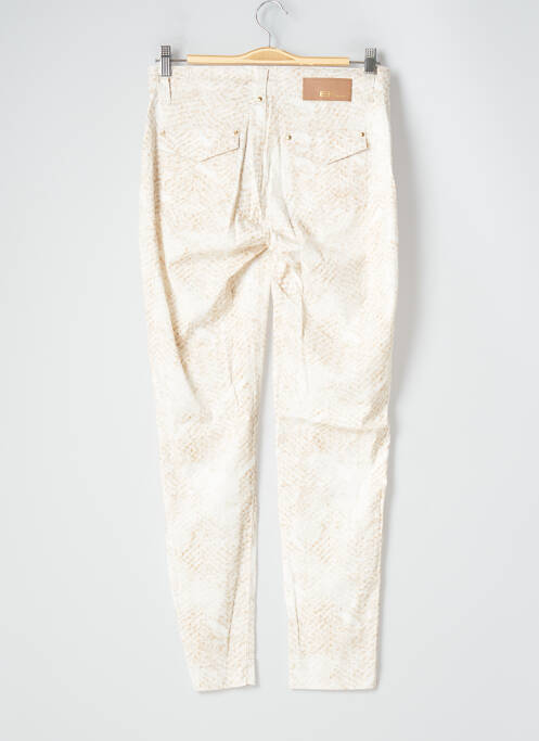 Pantalon slim alb EVA KAYAN femeie