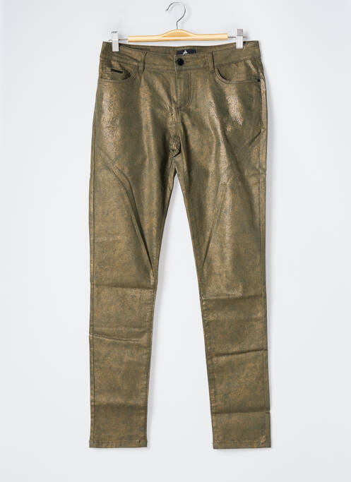 Pantalon slim verde ONE STEP femeie