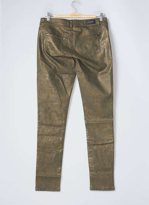 Pantalon slim verde ONE STEP femeie