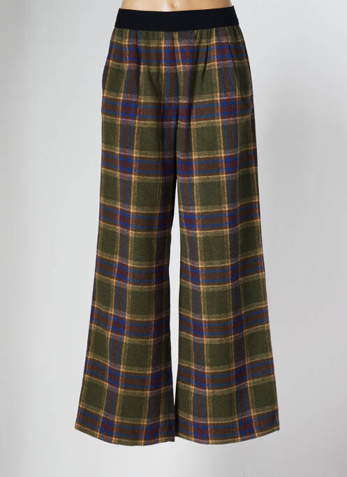 Pantalon larg verde SCHOOL RAG femeie