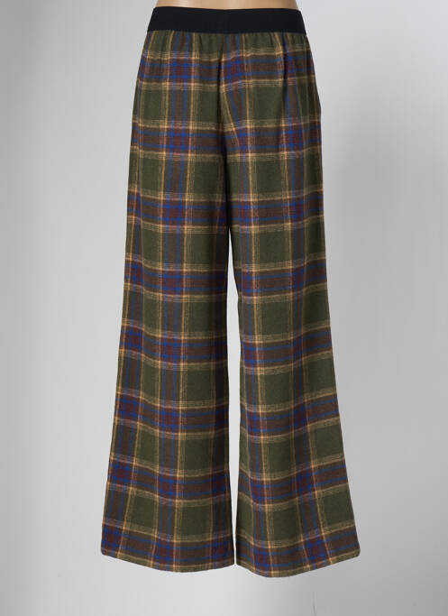 Pantalon larg verde SCHOOL RAG femeie