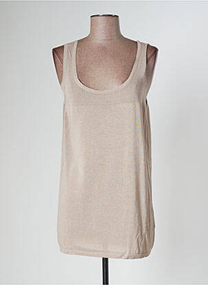 Pulover bej POLES femeie