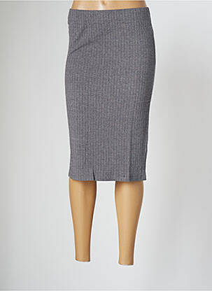 Fustă midi gri SPARKZ femeie