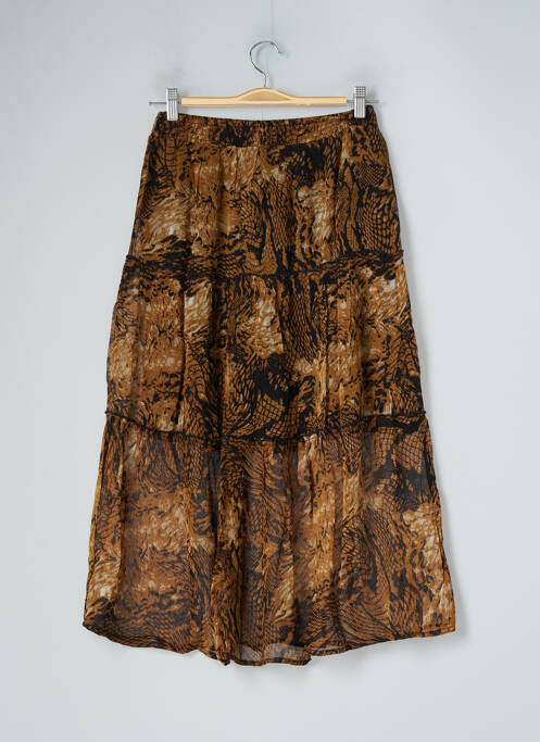 Fustă midi maro SPARKZ femeie