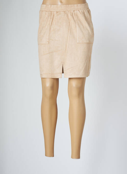 Fustă scurtă bej SPARKZ femeie