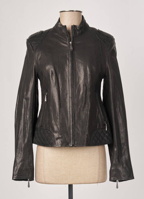 Geacă din piele negru DAYTONA femeie