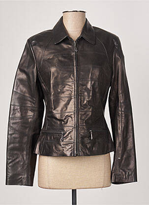 Geacă din piele negru DAYTONA femeie