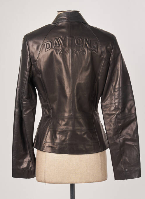 Geacă din piele negru DAYTONA femeie