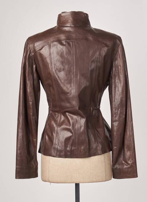 Geacă din piele gri DAYTONA femeie