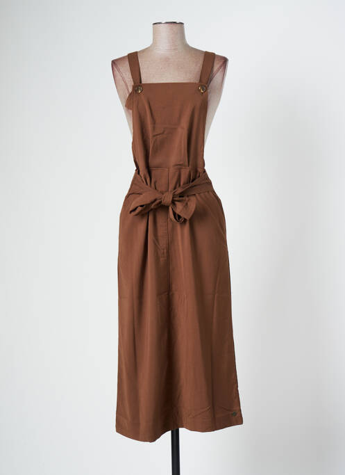 Rochie lungă maro LOLA ESPELETA femeie