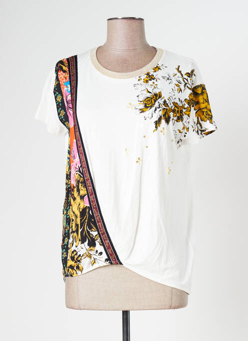 Tricou alb DESIGUAL femeie