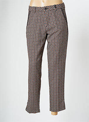 Pantalon 7/8 elasticitate mărime normală maro FREEMAN T.PORTER femeie