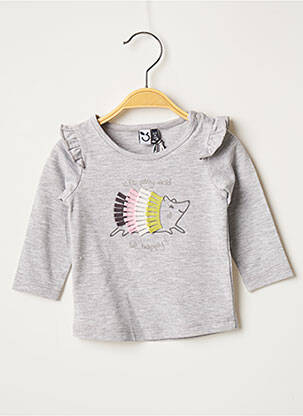 Tricou gri 3 POMMES fată