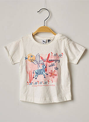 Tricou alb 3 POMMES fată