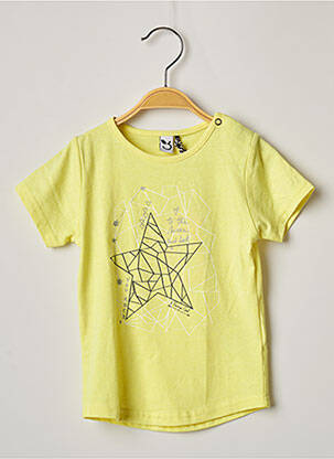 Tricou galben 3 POMMES fată