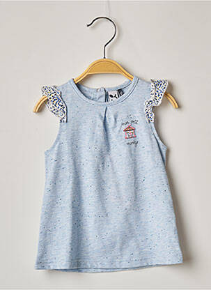 Tricou albastru 3 POMMES fată