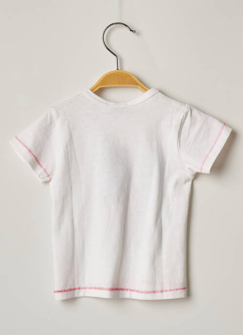 Tricou alb 3 POMMES băiat