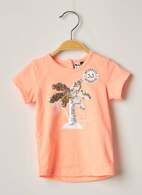 Tricou portocaliu 3 POMMES fată