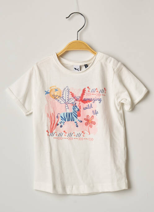 Tricou alb 3 POMMES fată