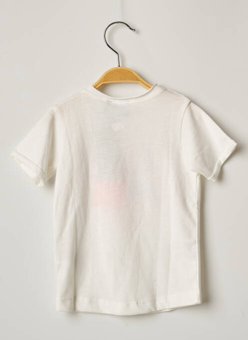 Tricou alb 3 POMMES fată