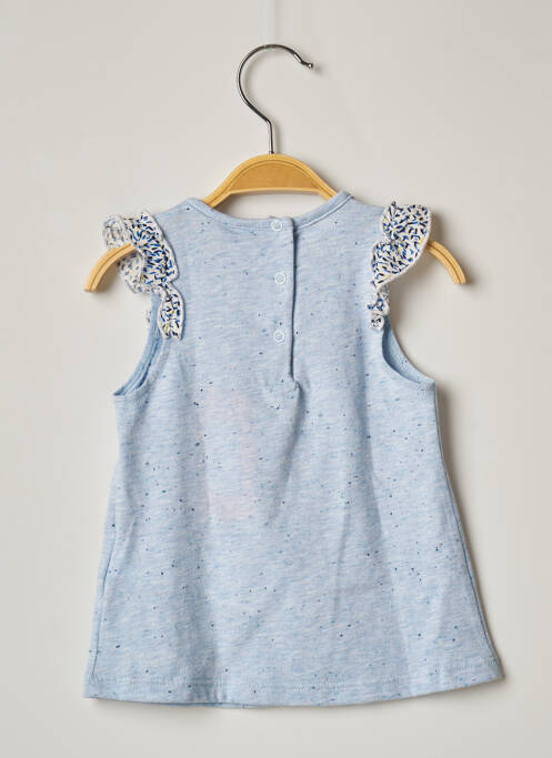 Tricou albastru 3 POMMES fată