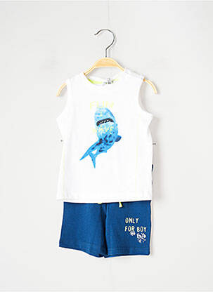 Set șort albastru 3 POMMES băiat