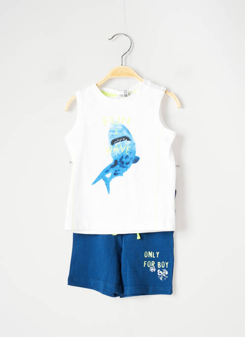 Set șort albastru 3 POMMES băiat