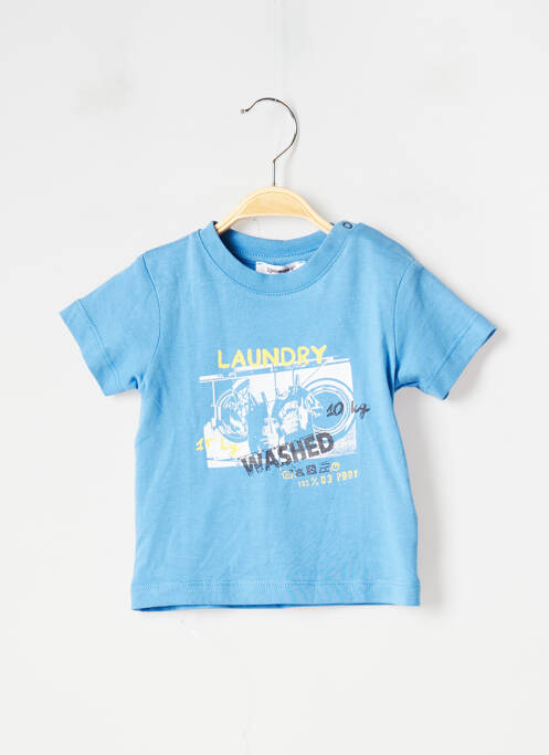 Tricou albastru 3 POMMES băiat