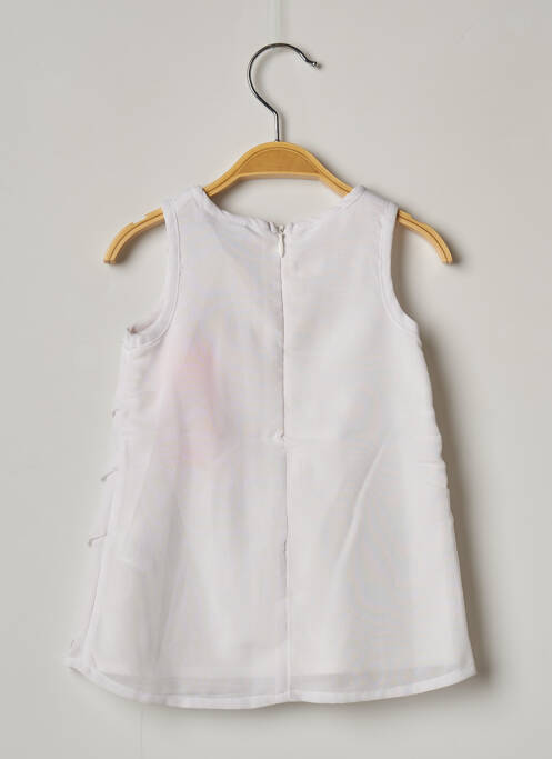 Rochie midi alb 3 POMMES fată