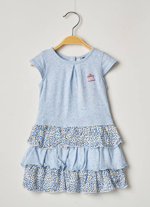 Rochie midi albastru 3 POMMES fată