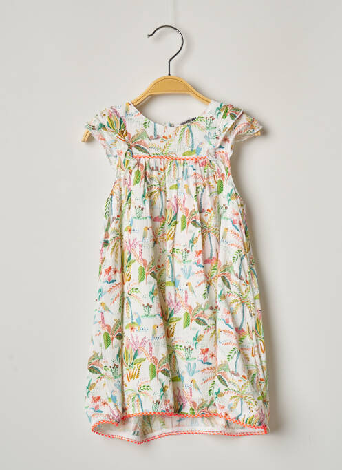 Rochie midi alb 3 POMMES fată